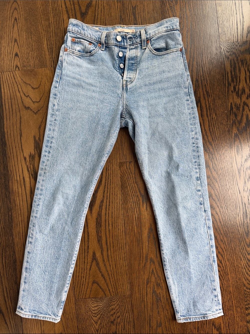 Levi’s Wedgie High Rise Button Fly Jeans